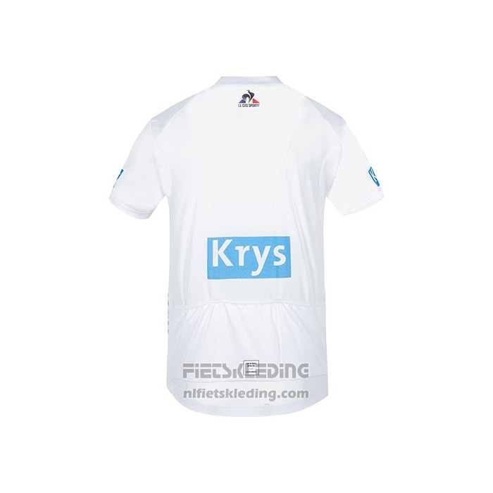 2021 Fietskleding Tour de France Wit Korte Mouwen en Koersbroek